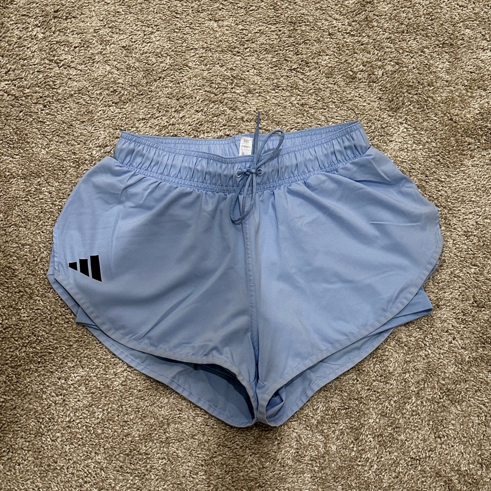 Adidas Women's Sky Blue Athletic Shorts